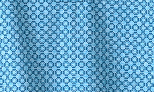 Johnston & Murphy Kids' Xc4® Printed Polo In Blue