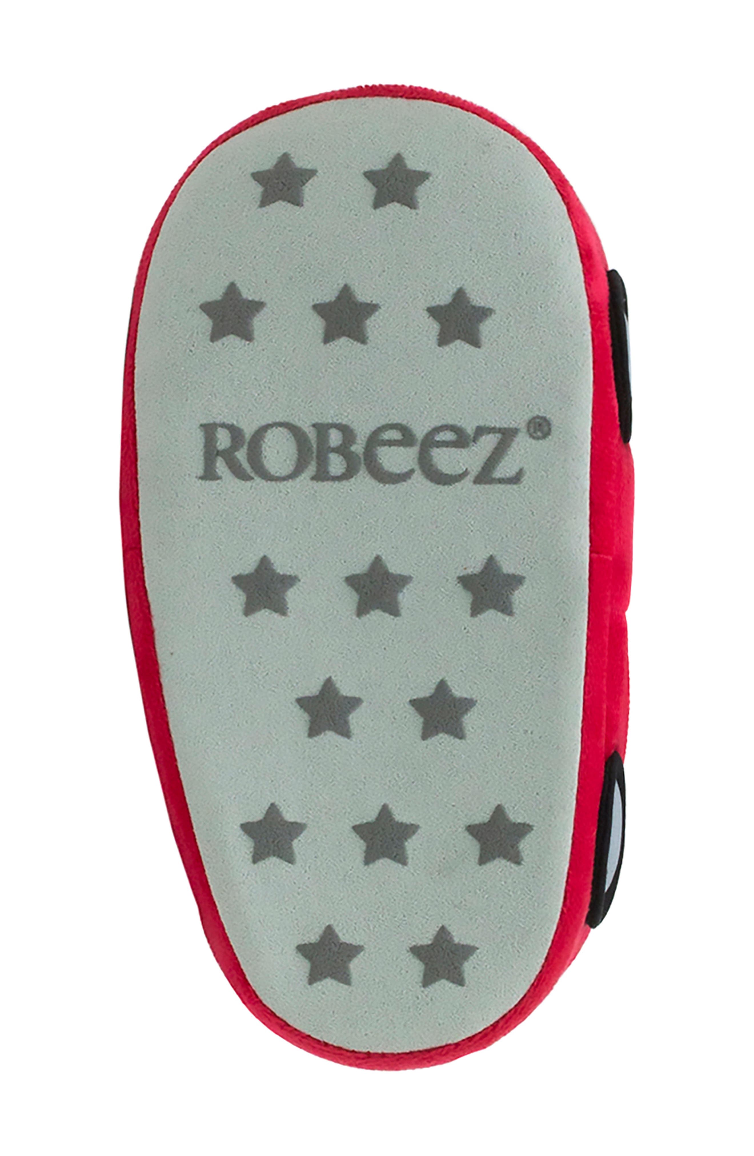 Robeez<sup>®</sup> Kids' Fire Truck Light-Up Slipper, Alternate, color, Red