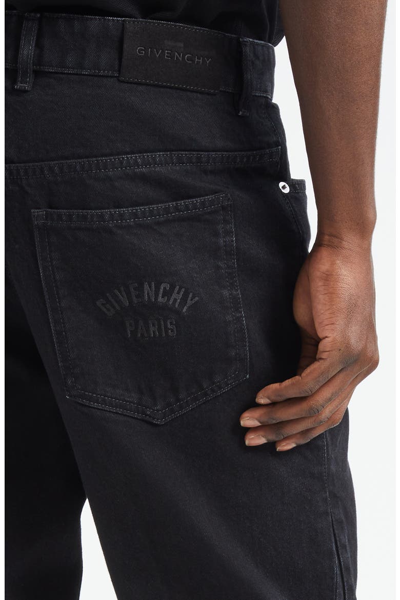 Straight Leg Jeans, Alternate, color, BLACK
