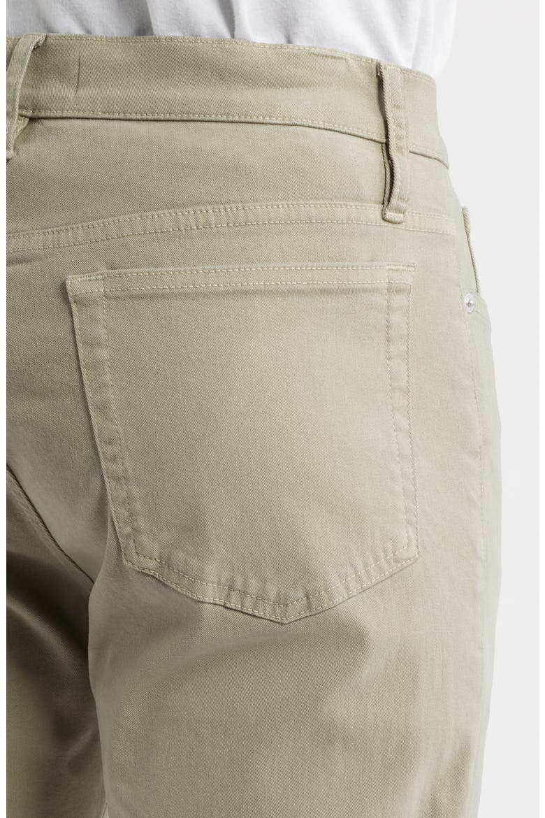 L'Homme Slim Fit Five-Pocket Twill Pants, Alternate, color, MINTLEAF