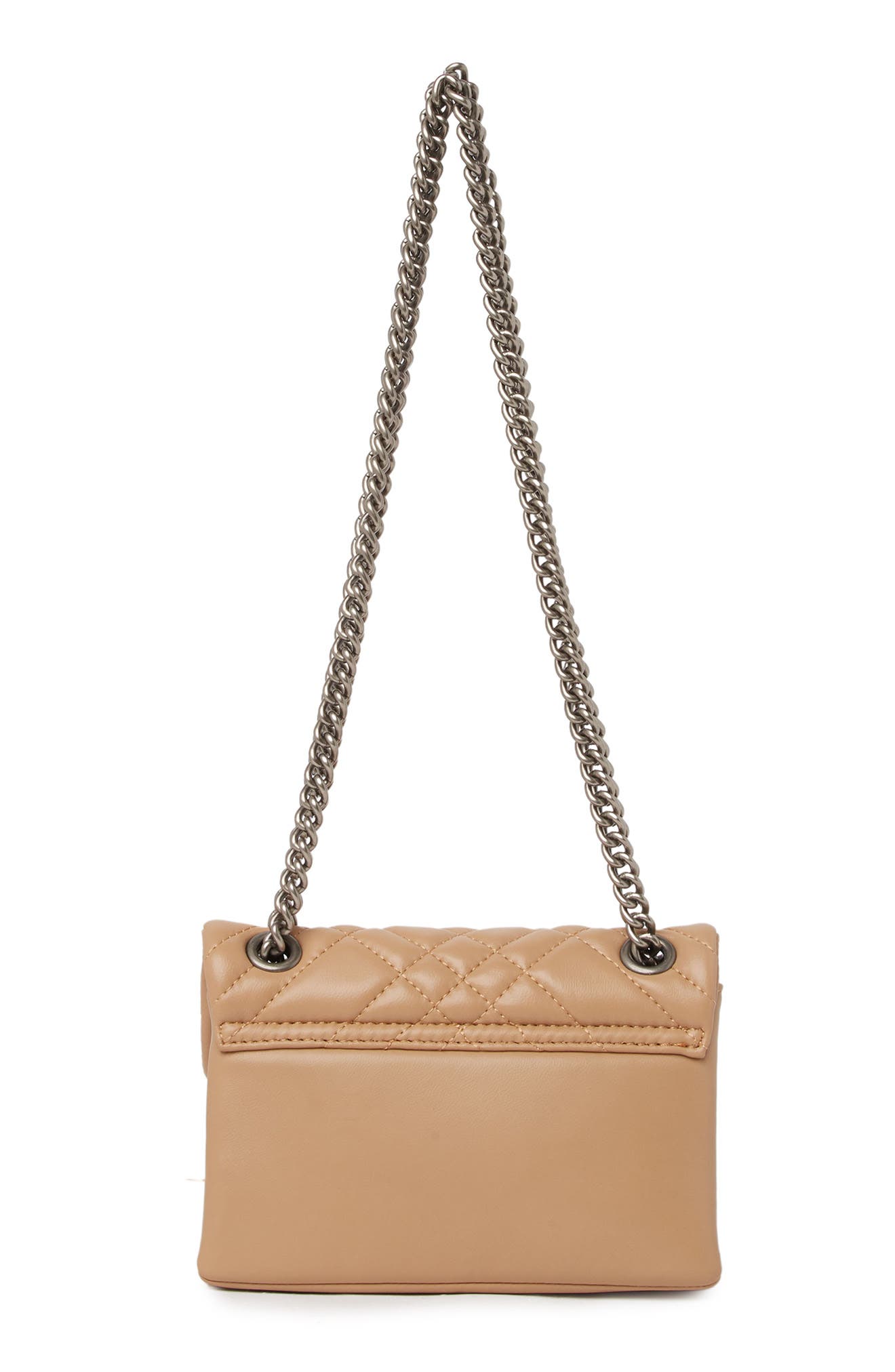 Kurt Geiger London Kurt Geiger Mini Brixton Diamond Quilted Leather Pad Lock Shoulder Bag, Alternate, color, 