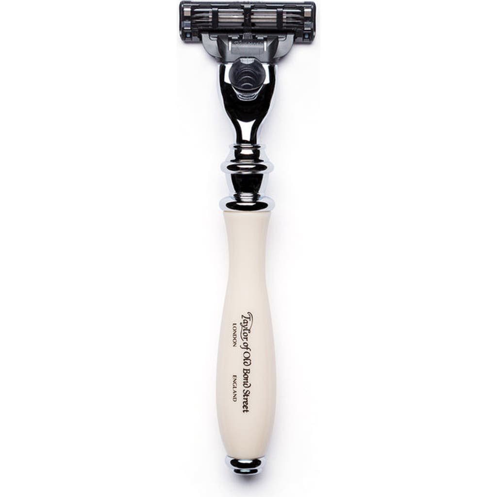 Taylor Of Old Bond Street Victorian Mach3 Razor In White