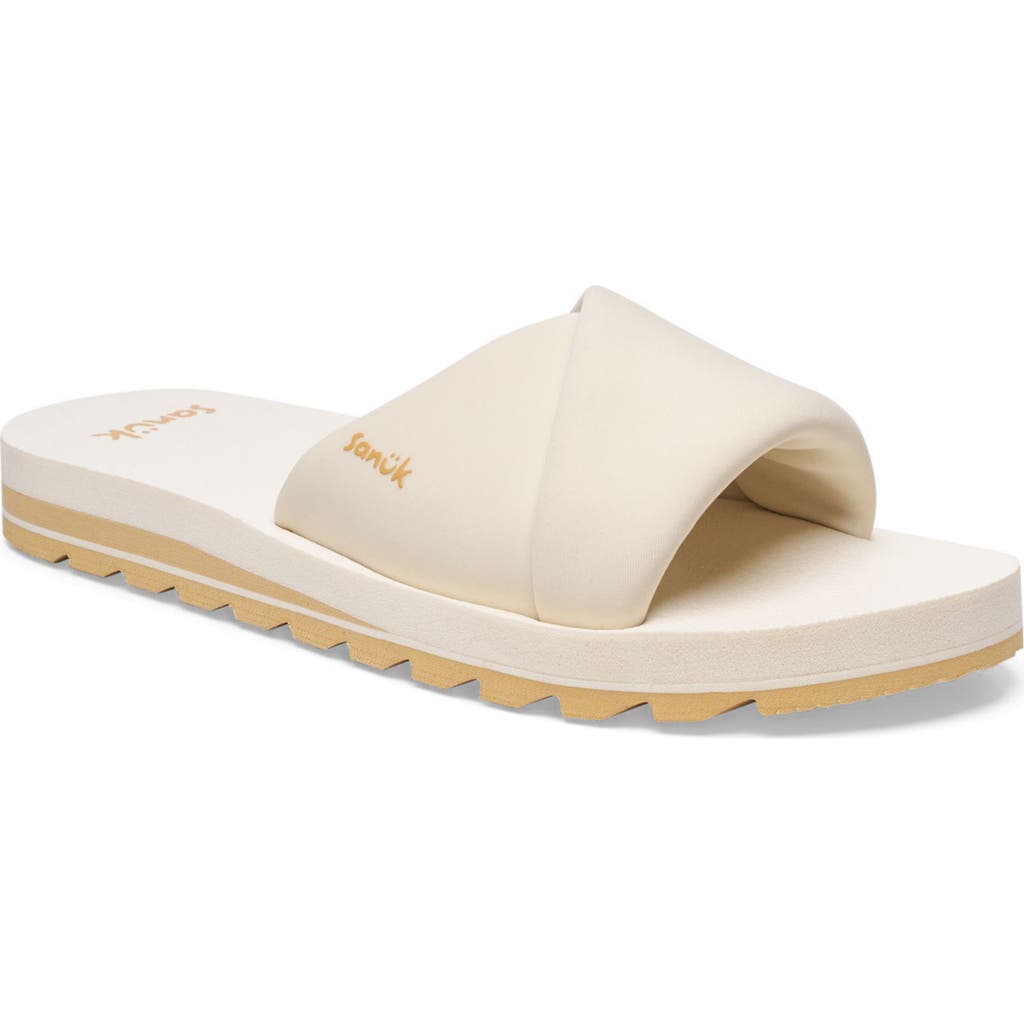 Sanuk Yoga Slide Sandal in Marshmellow at Nordstrom, Size 9