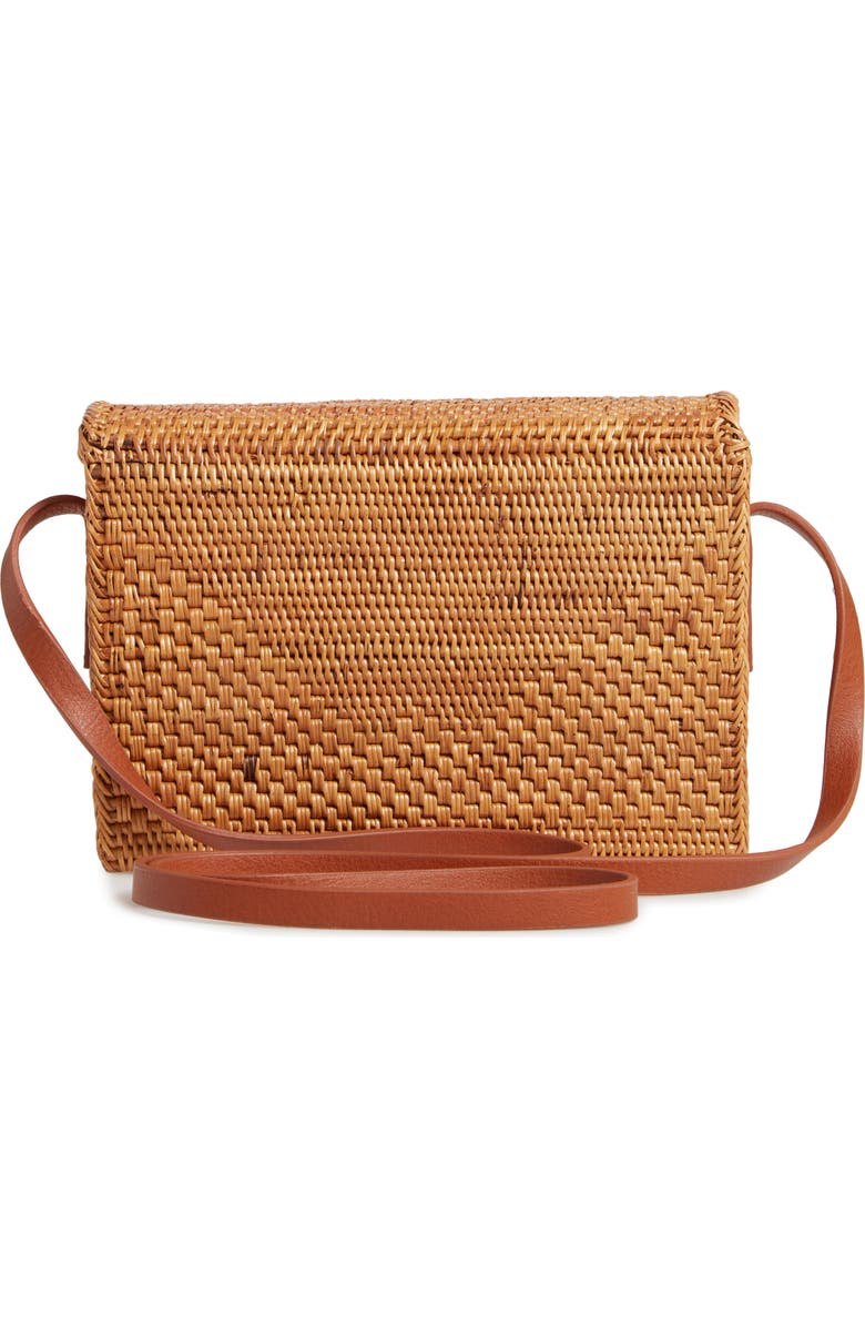 Nordstrom Celeste Straw Crossbody Bag, Alternate, color,