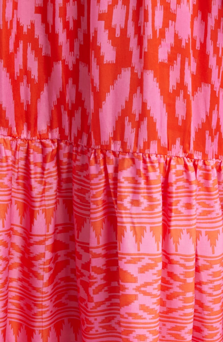 Cleobella Janice Satin Halter Maxi Dress, Alternate, color, Jaipur Ikat Print