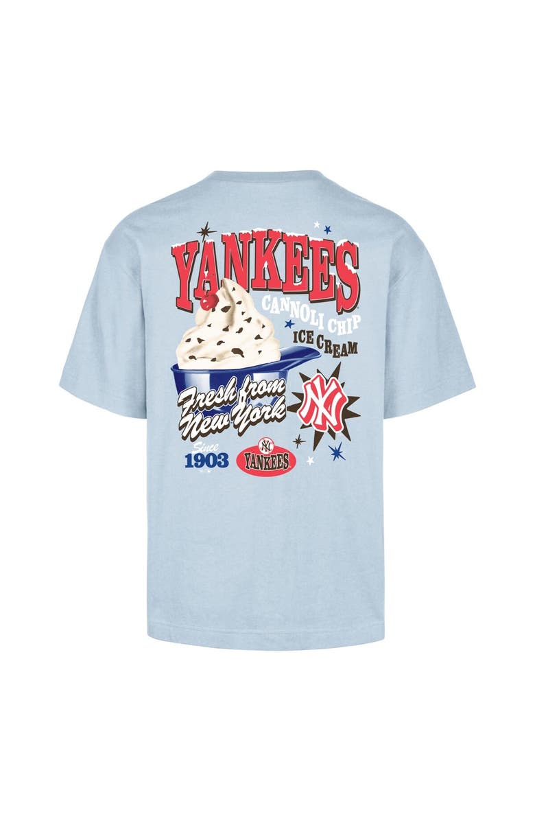 '47 Men's '47 Light Blue New York Yankees Ice Cream Parlor Foundation T-Shirt, Alternate, color, Light Blue