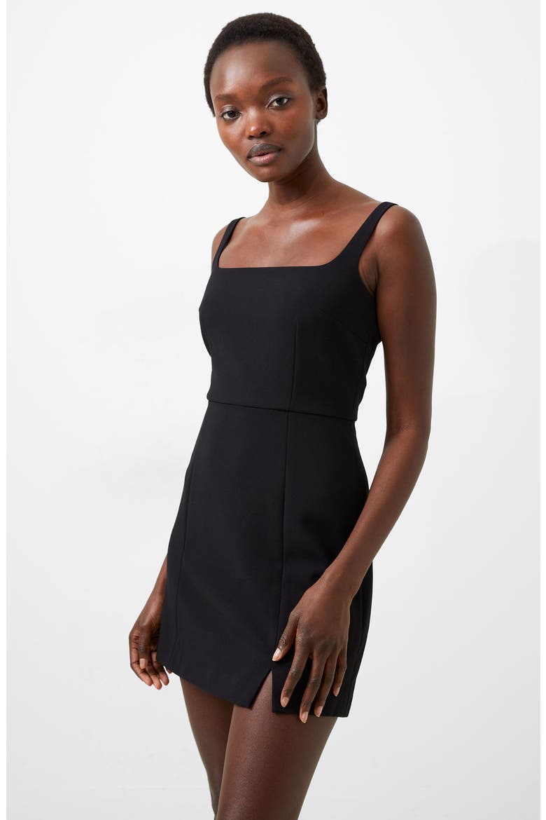 Whisper Sleeveless Minidress, Alternate, color, 02-BLACKOUT