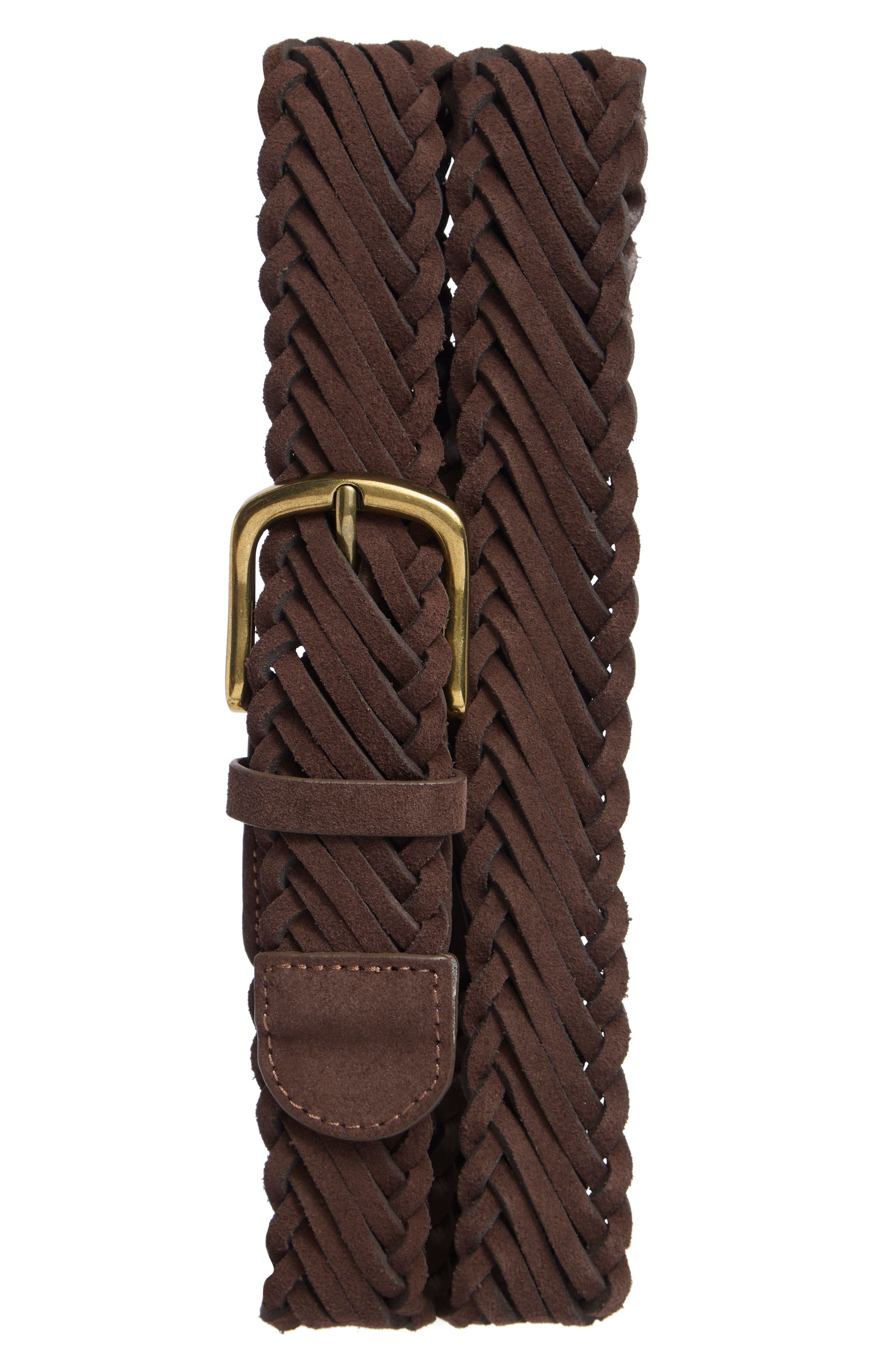 Suede Twist Woven Belt