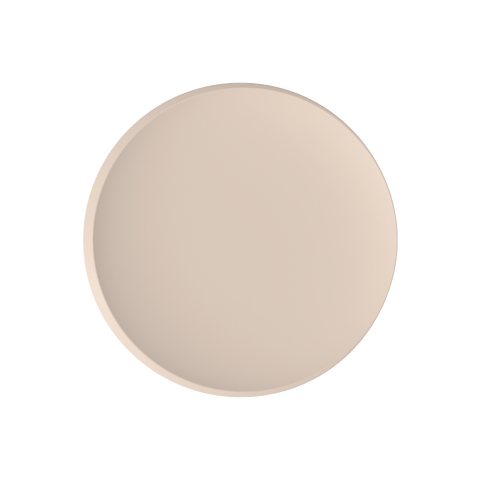 NewMoon beige Oversized Dinner Plate