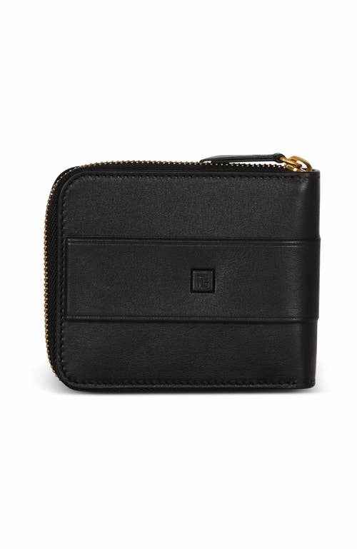 Balmain Anthem Calfskin Leather Wallet