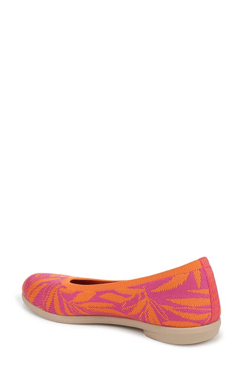 Bzees Women's Kit 2 Washable Round Toe Ballerina Flats In Pink Knit