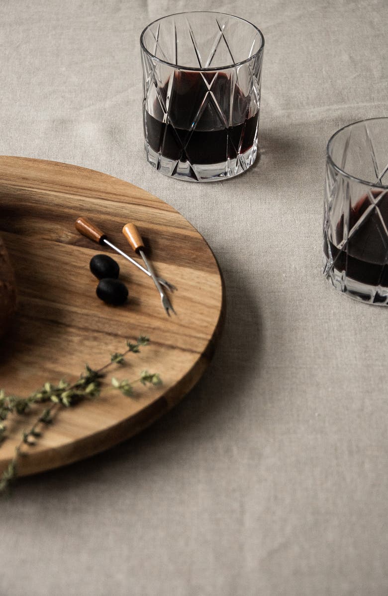 Orrefors City Set of 4 Crystal Double Old Fashioned Glasses, Alternate, color, Clear