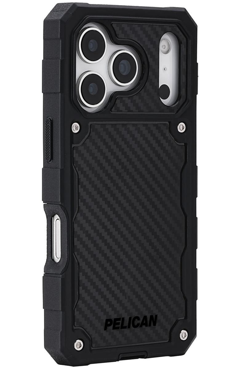 Pelican Shield MagSafe Case with Holster for Apple iPhone 17 Pro, Alternate, color, Black