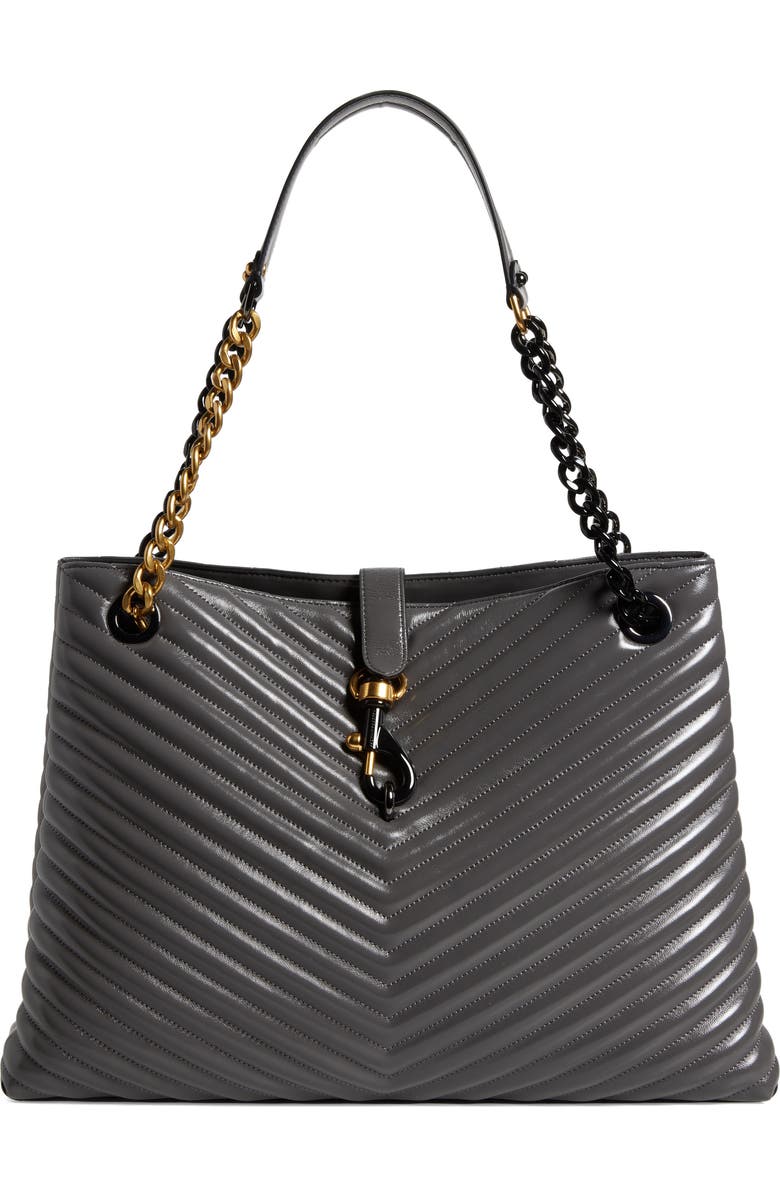Rebecca Minkoff Edie Chevron Quilted Tote Bag, Main, color,