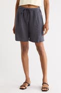 James Perse Linen Bermuda Shorts