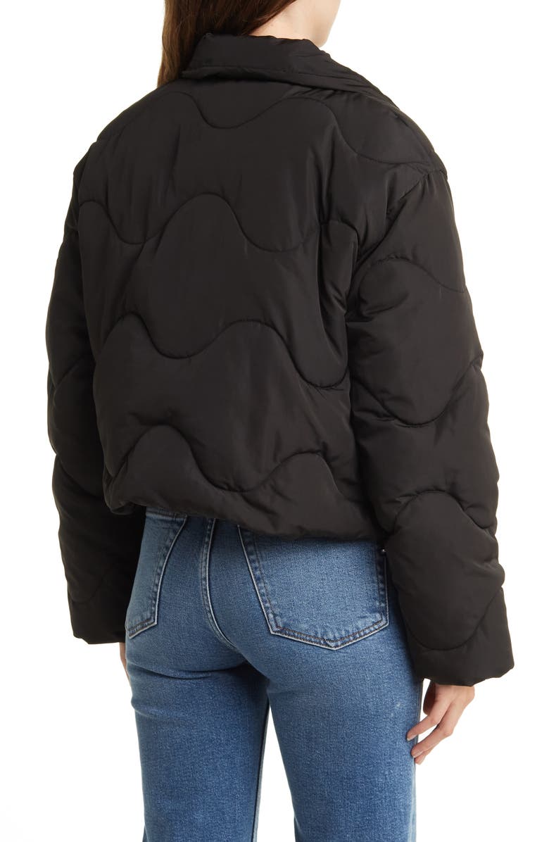Elodie Quilted Crop Puffer Jacket, Alternate, color, 