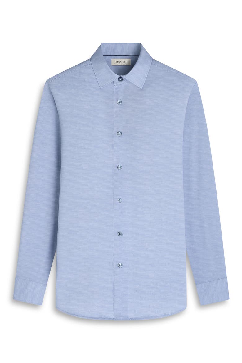 James OoohCotton® Herringbone Button-Up Shirt, Alternate, color, ICE