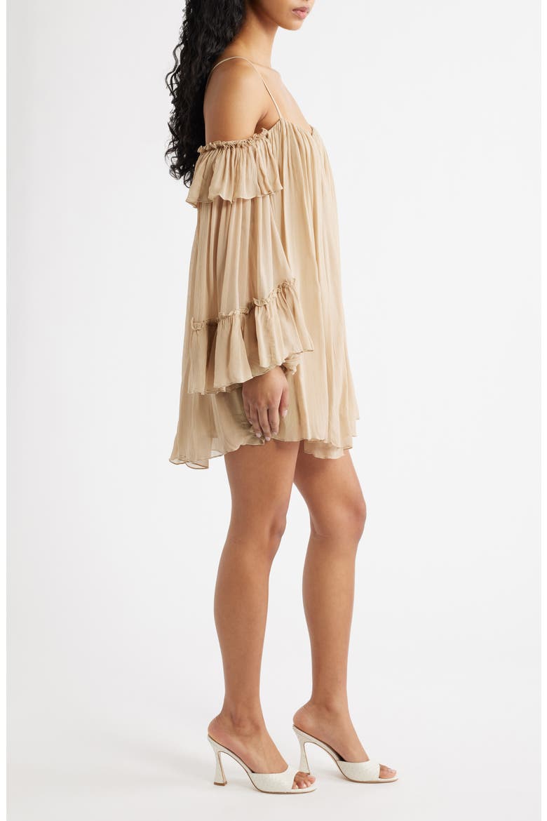 mini dress long Black Long Sleeve Floral Print Mini Dress
