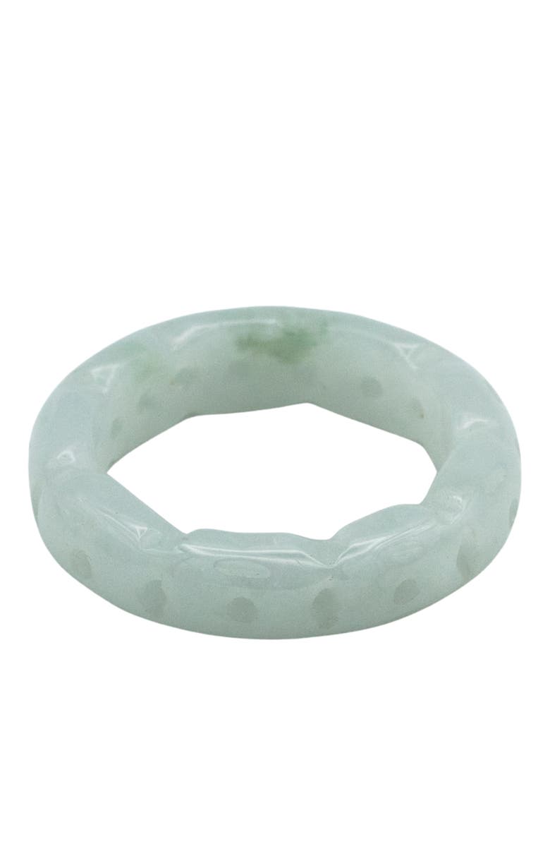 seree Weave Off white jade ring, Main, color, Off White