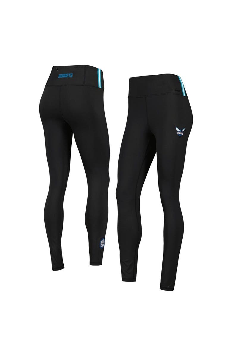 PRO STANDARD Women's Pro Standard Black Charlotte Hornets Classics Lux Leggings, Main, color, 
