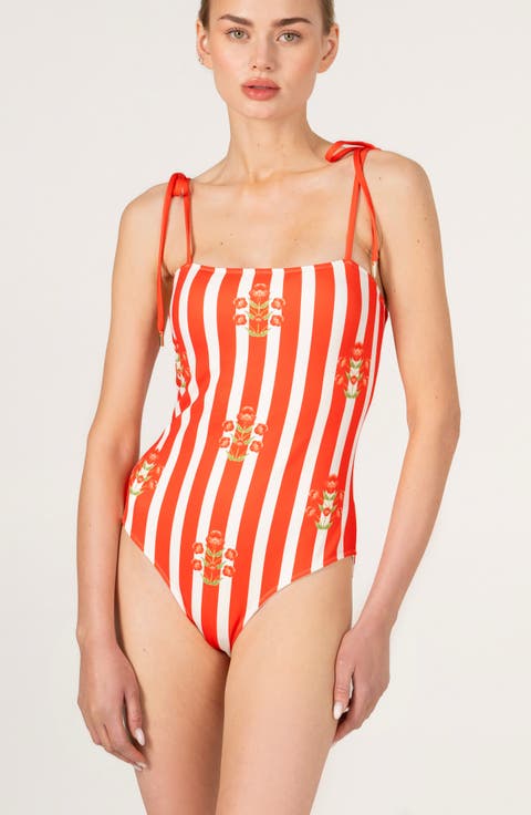 Passion Garden Reversible One Piece Swimsuit