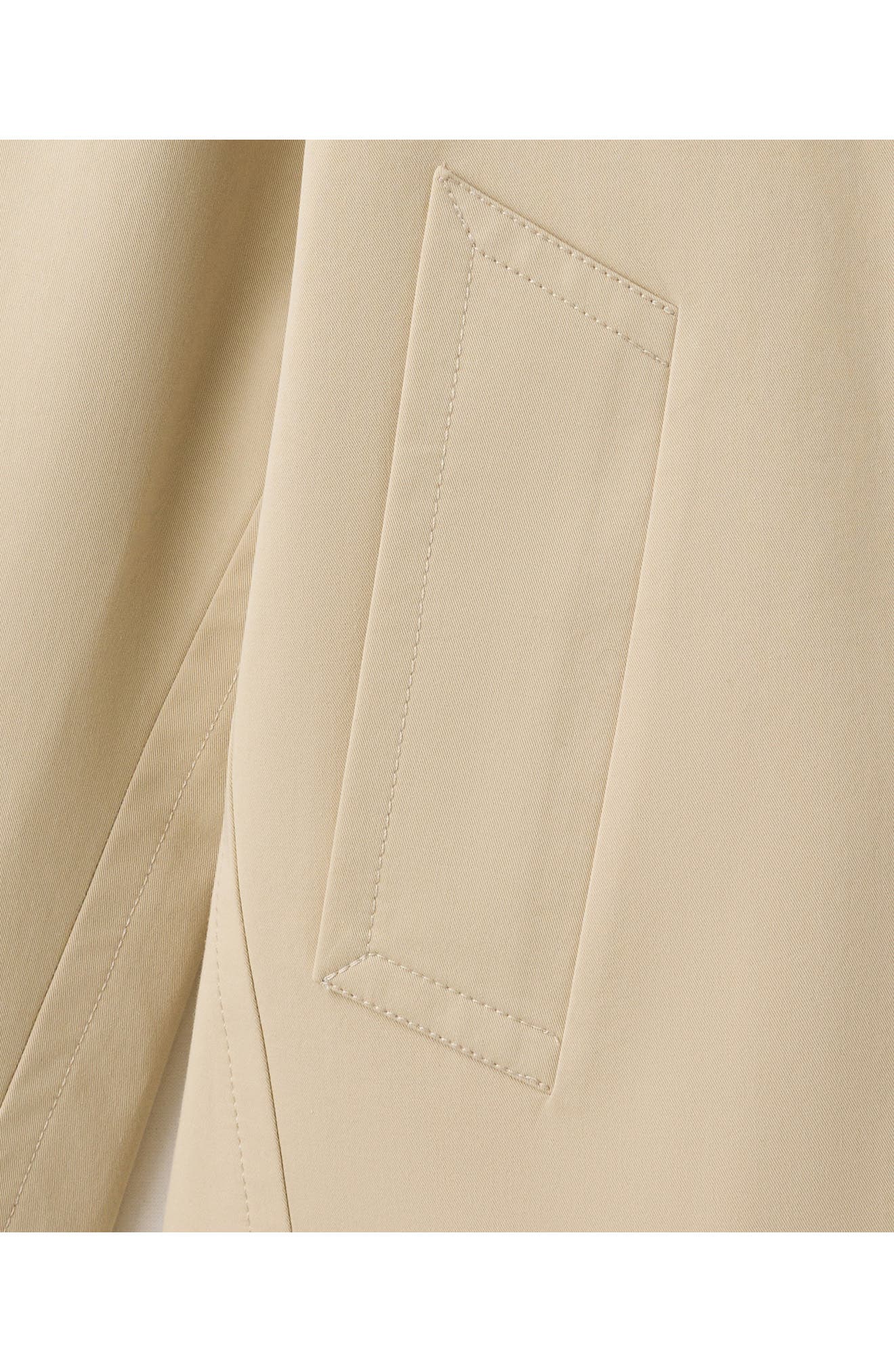 MANGO Waxed Short Trench Coat (Women) | Nordstrom