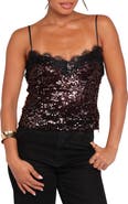 Petal & Pup Lace Trim Sequin Camisole