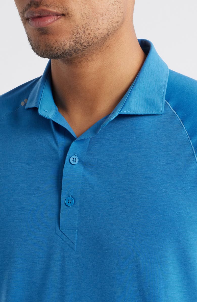 johnnie-O Callan Performance Polo, Alternate, color, Barrels Blue