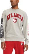 TOMMY JEANS Men's Tommy Jeans Gray Atlanta Hawks James Patch Pullover Sweatshirt