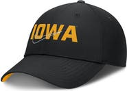 Nike Men's Nike Black Iowa Hawkeyes Club Prep Performance Adjustable Hat