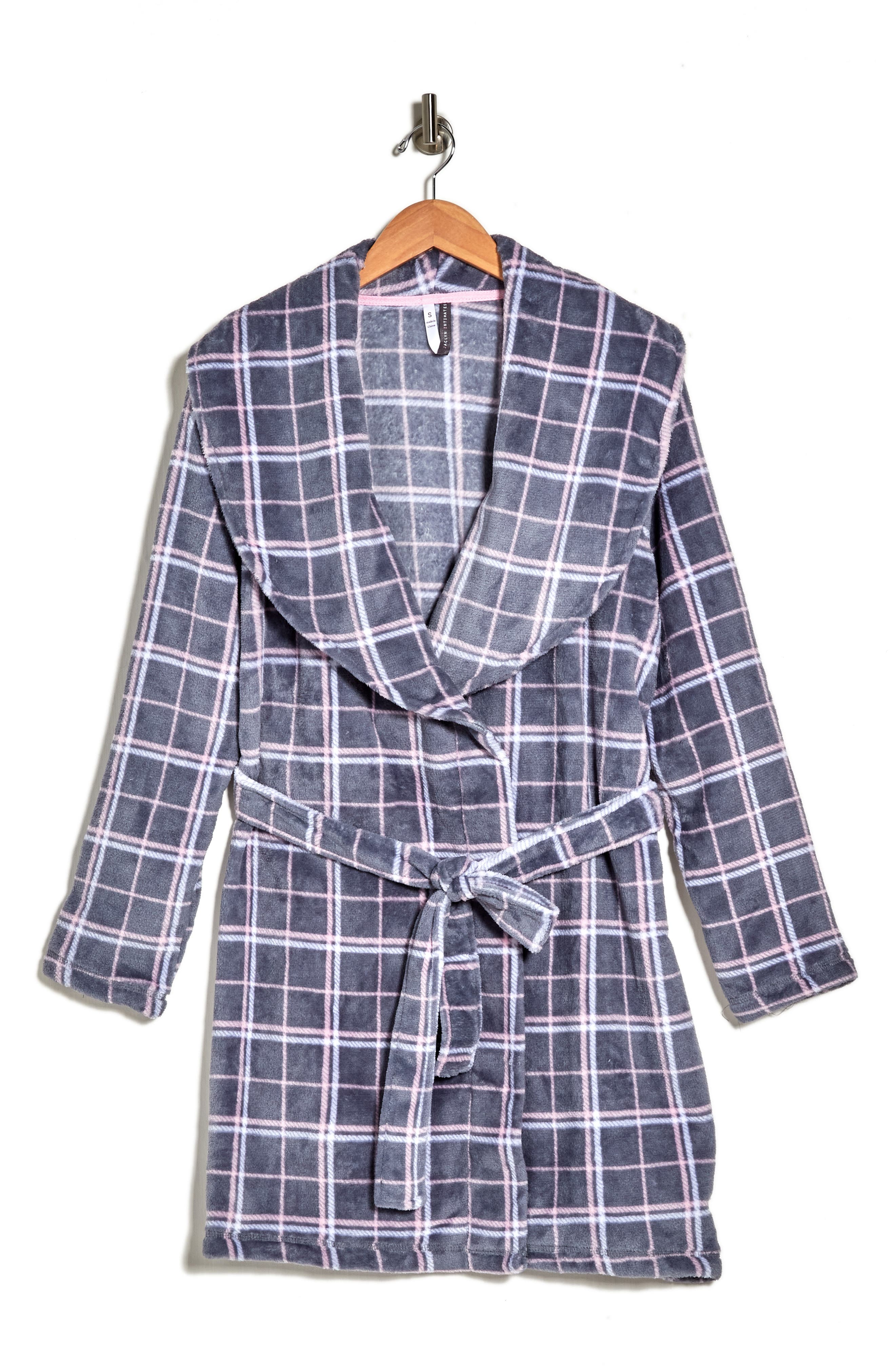 JACLYN Special Touch Plaid Robe (Women) | Nordstromrack