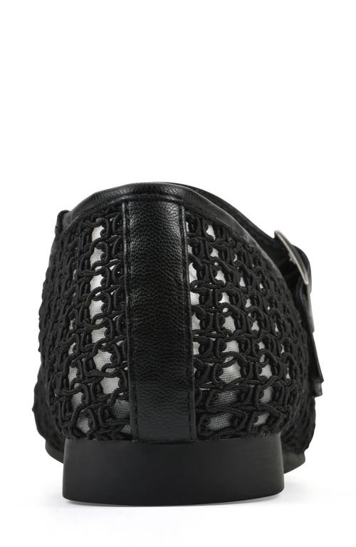 Cliffs By White Mountain Besnik Mary Jane Flat In Black Fabric