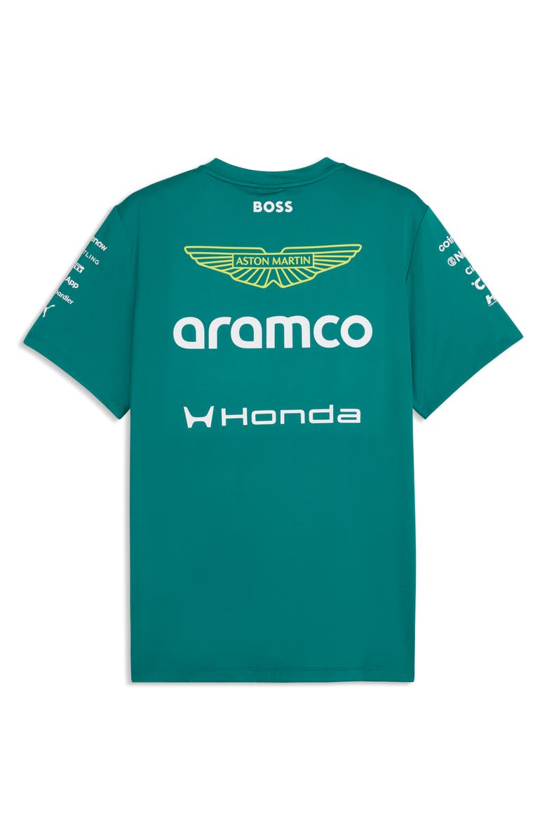 PUMA x AMF1 Replica Performance Graphic T-Shirt, Alternate, color, Green Lux