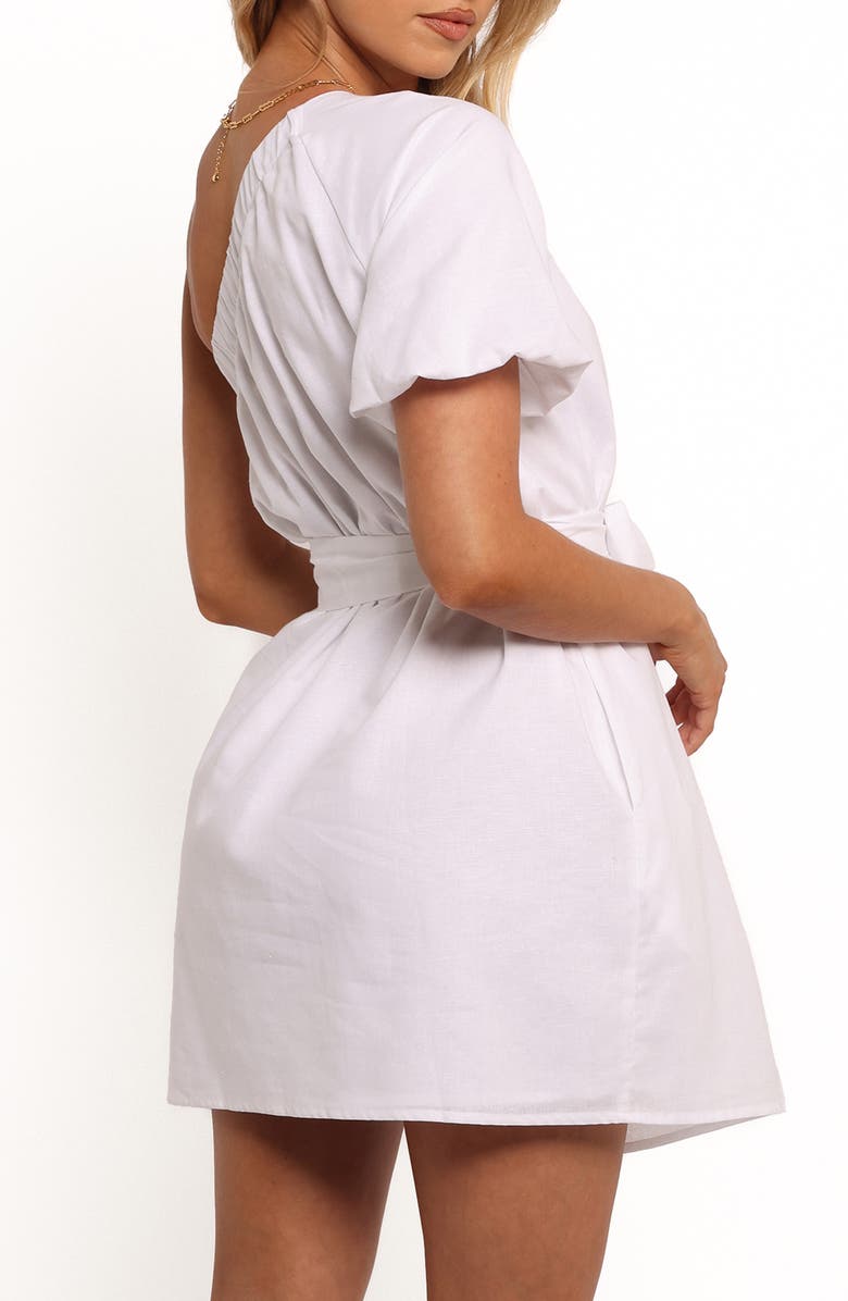 Petal & Pup Dylan One-Shoulder Minidress, Alternate, color, White