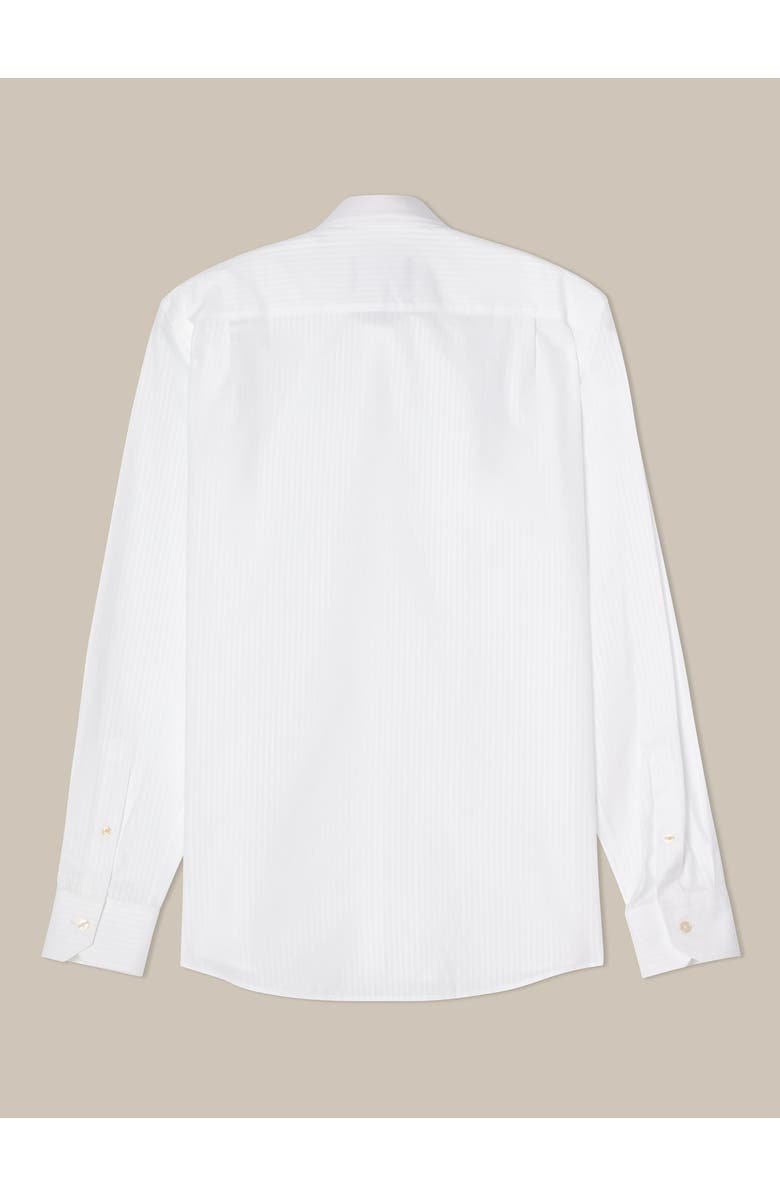 Robert Talbott Reynolds Dobby Stripe Contemporary Fit Shirt, Alternate, color, White