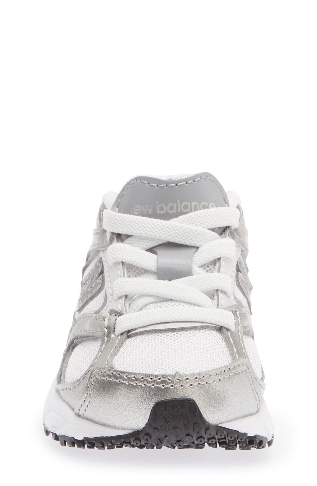 Kids' 408 Running Shoe, Alternate, color, SILVER METALLIC/ SLATE GREY
