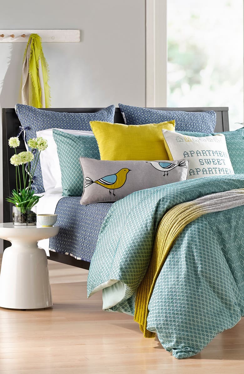 NORDSTROM AT HOME 'Sweet Apartment' Embroidered Accent Pillow, Alternate, color, 