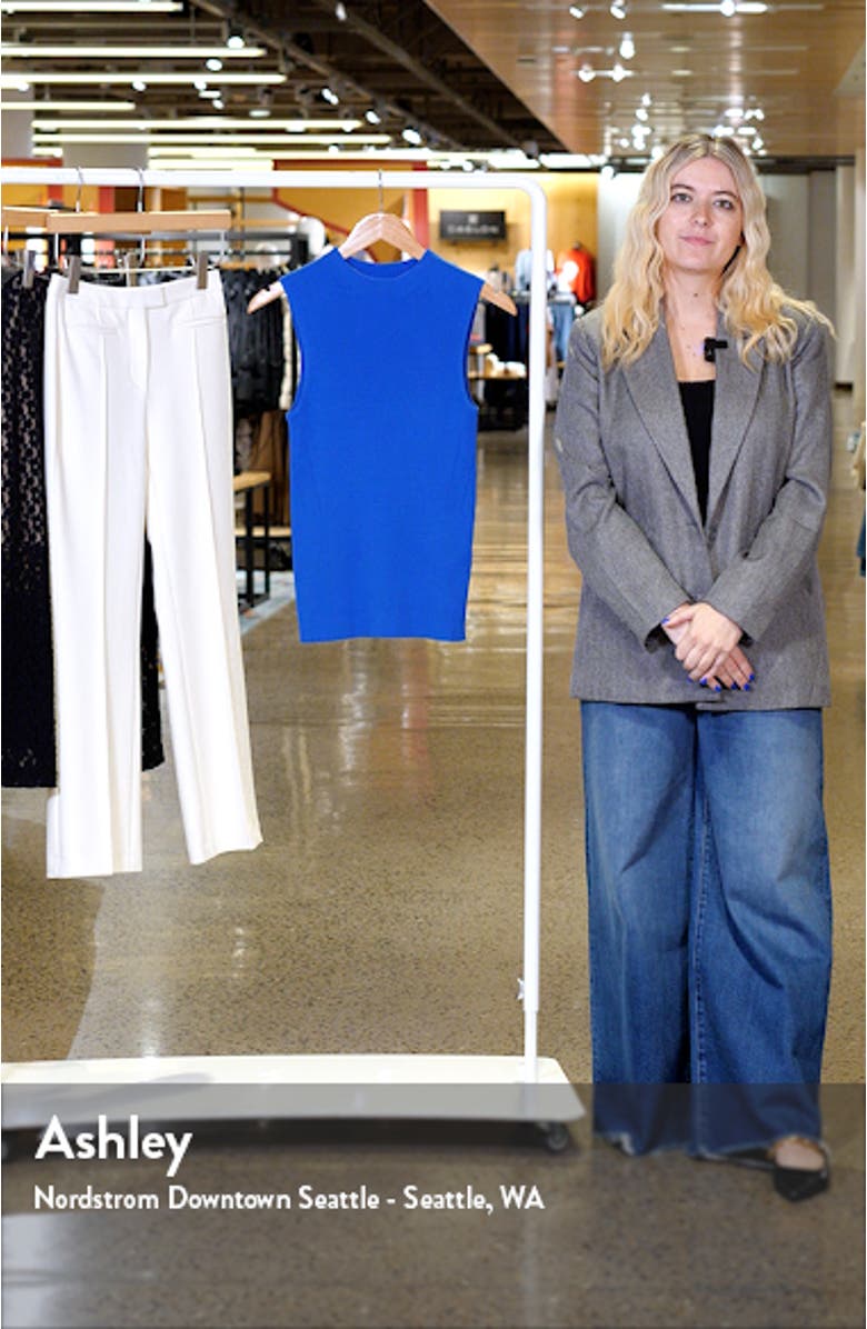 Feskies Crewneck Sleeveless Rib Sweater, sales video thumbnail