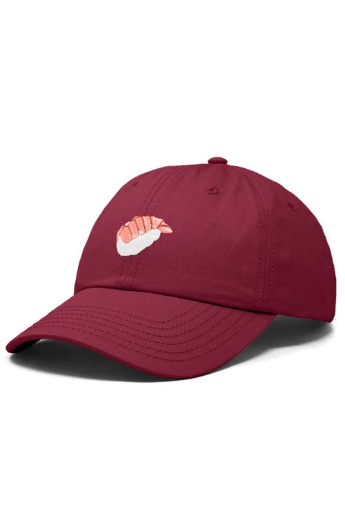 DALIX DALIX SHRIMP SUSHI EMBROIDERED DAD CAP