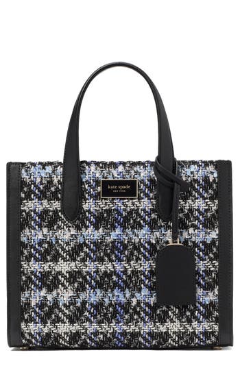 Kate Spade New York Small Manhattan Plaid Tweed Tote In Multi