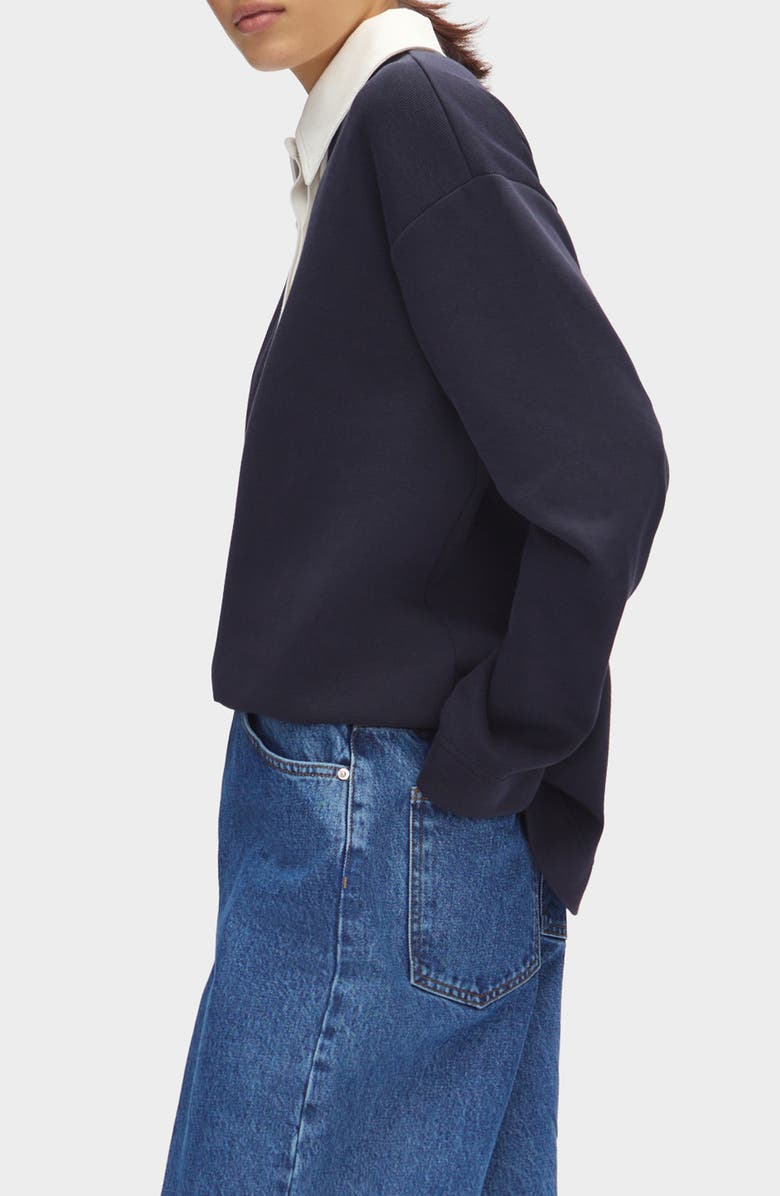 ALIGNE Joni Stripe Rugby Shirt, Alternate, color, Navy