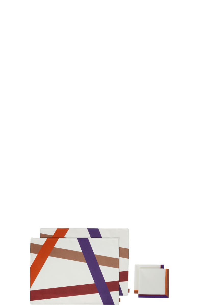 Missoni Home Set Of Two Nastri Placemats + Two Napkins, Main, color, Multicoloured