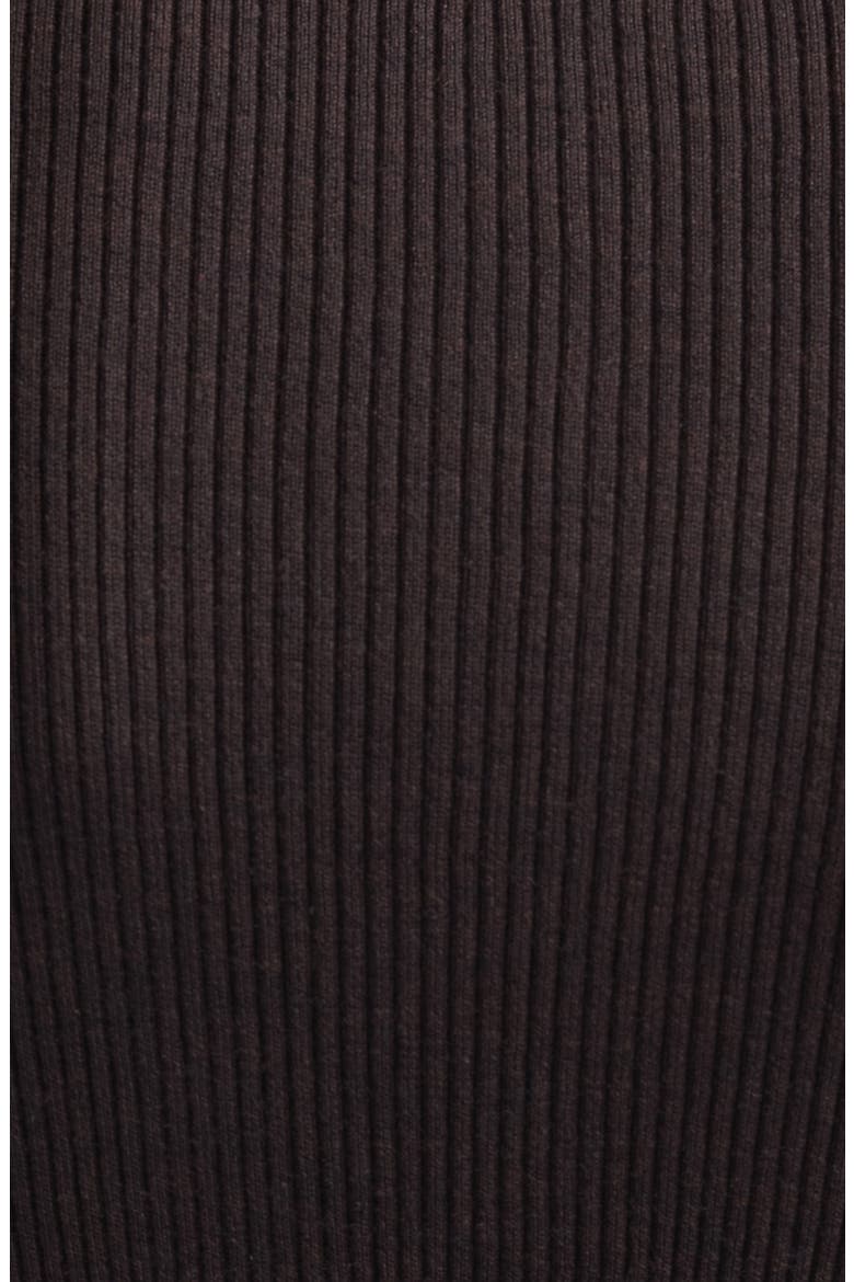 Insider Merino Wool & Silk Henley Sweater, Alternate, color, BITTER CHOCO