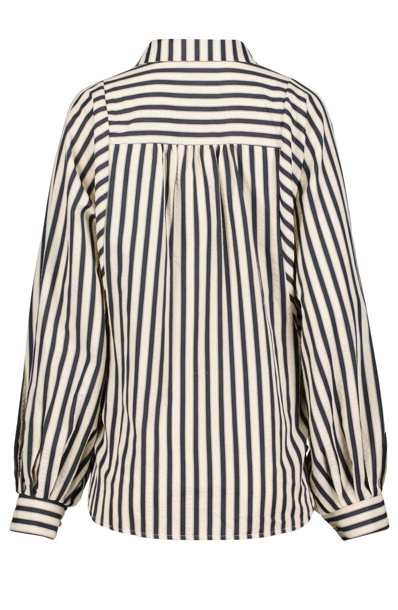 Bishop + Young Aly Dolman Sleeve Striped Top, Alternate, color, Navy Stripe