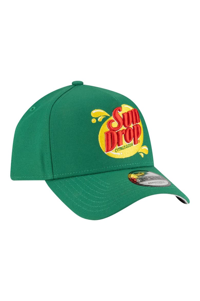 Men's New Era  Green NASCAR Dale Earnhardt Jr. Sun Drop 9FORTY A-Frame Adjustable Hat, Alternate, color, Green