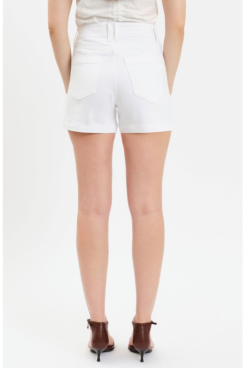 Valley High Waist Denim Shorts, Alternate, color, LAMB