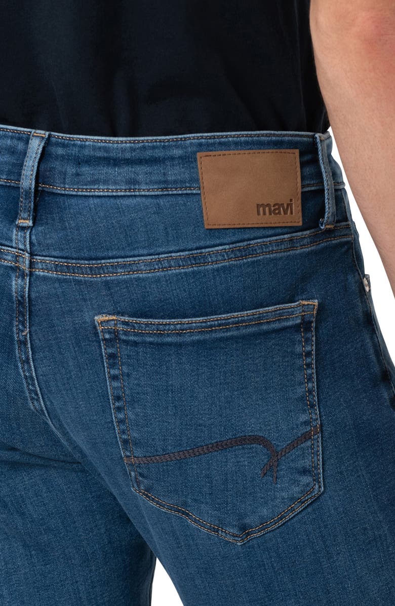 Mavi Jeans Marcus Slim Straight Leg Jeans, Alternate, color, Dark Brushed Feather Blue