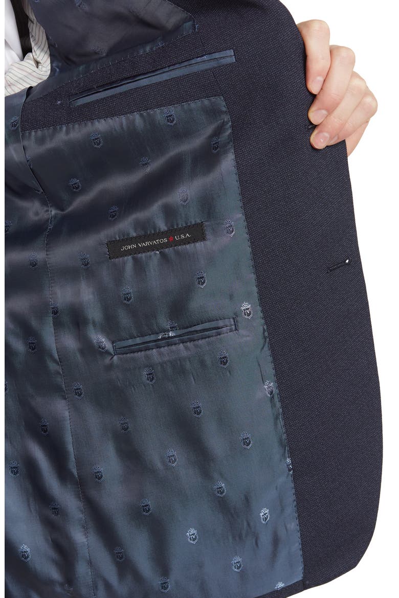 Two Button Notch Lapel Blazer, Alternate, color, NAVY