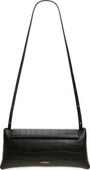 Ree Projects Elieze Soft Croc Embossed Leather Clutch