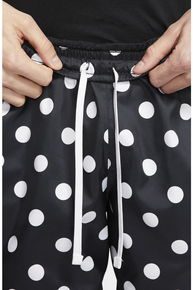 Sportswear JDI Polka Dot Shorts, Alternate, color, BLACK